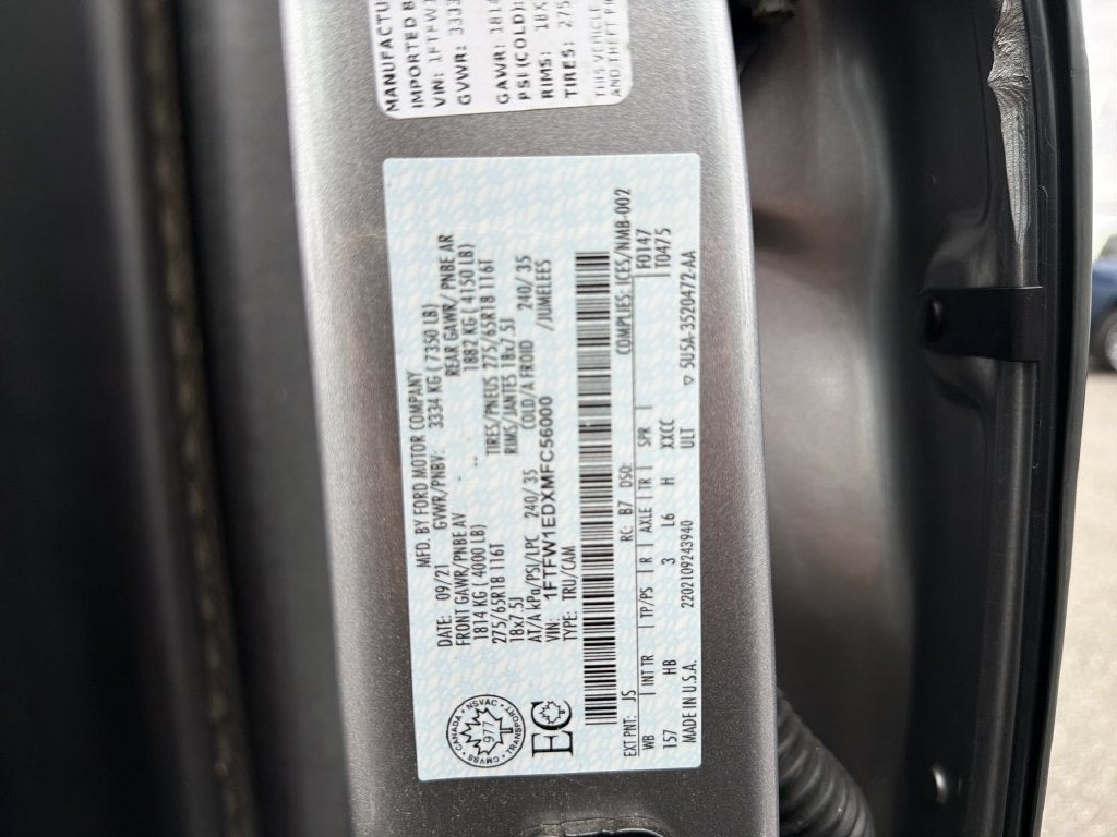 2021 Ford F-150 XL