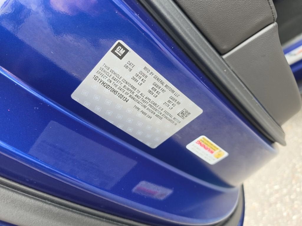 2017 Chevrolet Corvette Stingray Z51 1LT