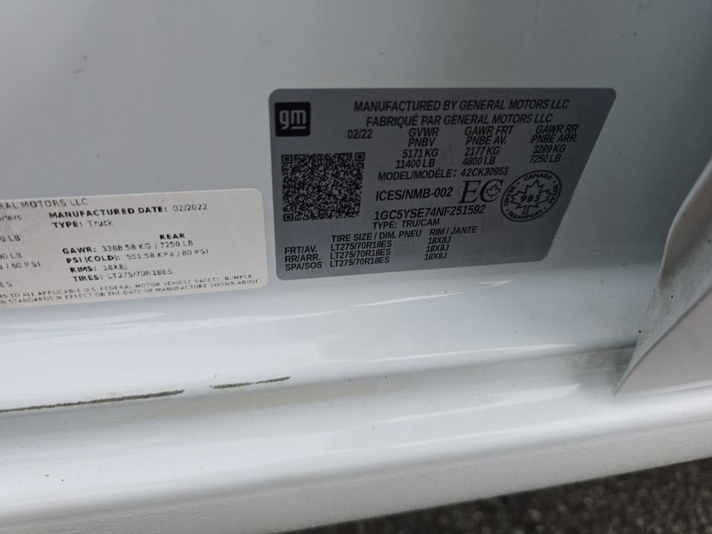 2022 Chevrolet Silverado 3500 HD WT