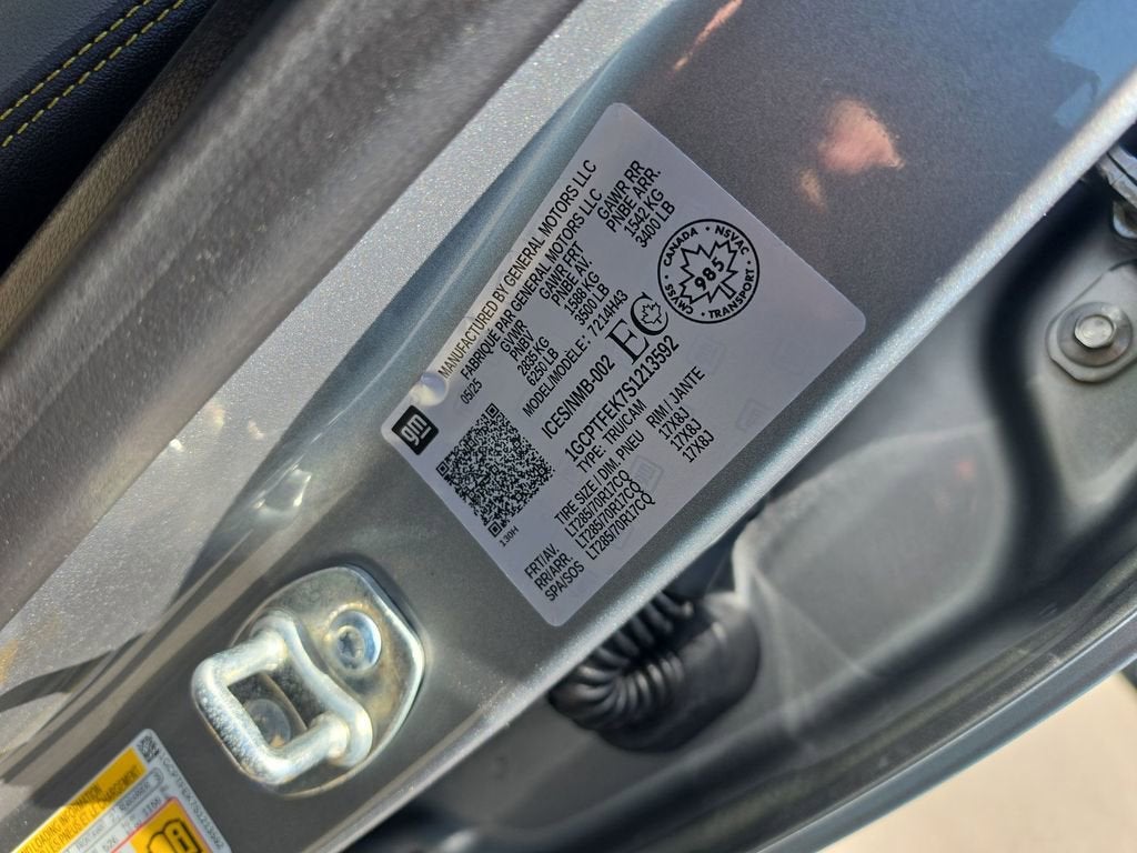 2025 Chevrolet Colorado ZR2