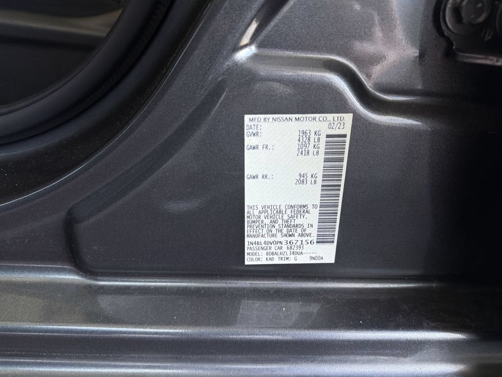 2023 Nissan Altima SV FWD