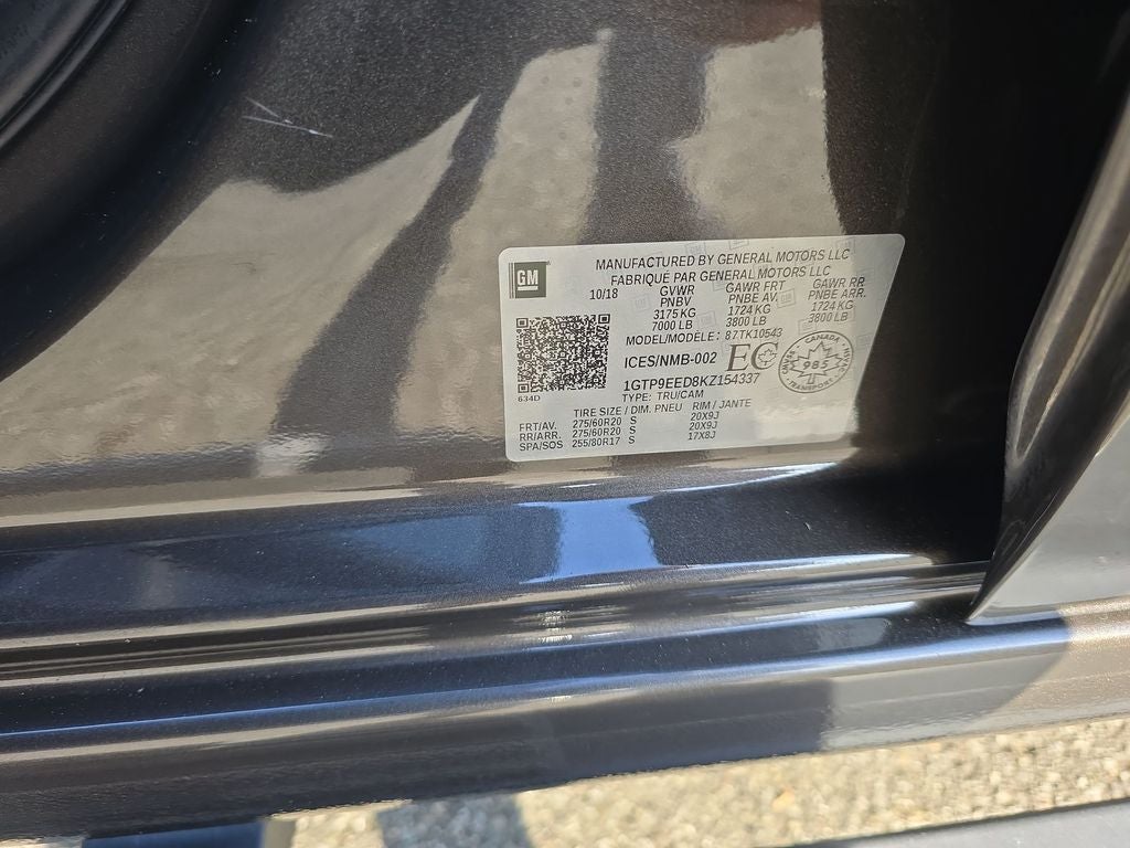 2019 GMC Sierra 1500 AT4