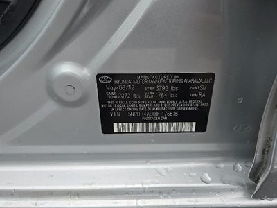 2013 Hyundai ELANTRA 4dr Sdn Auto Limited