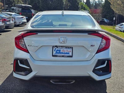 2020 Honda Civic Si Sedan Manual