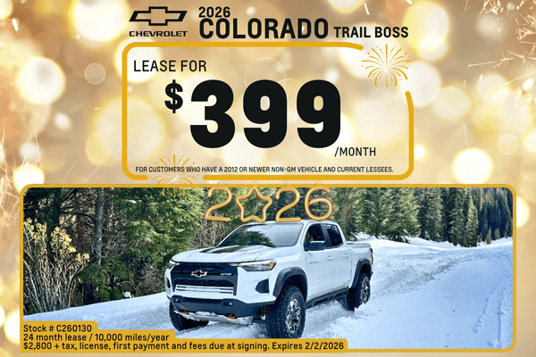 2026 COLORADO TRAIL BOSS