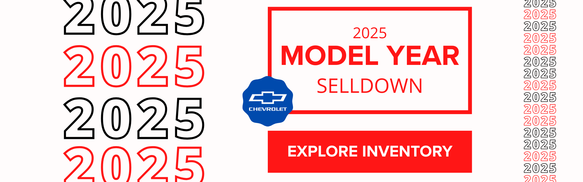 Chevrolet 2025 Model Year Selldown