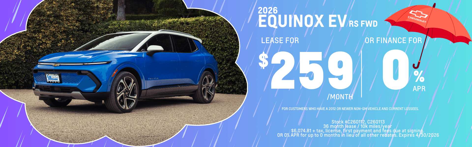 Equinox EV Offer