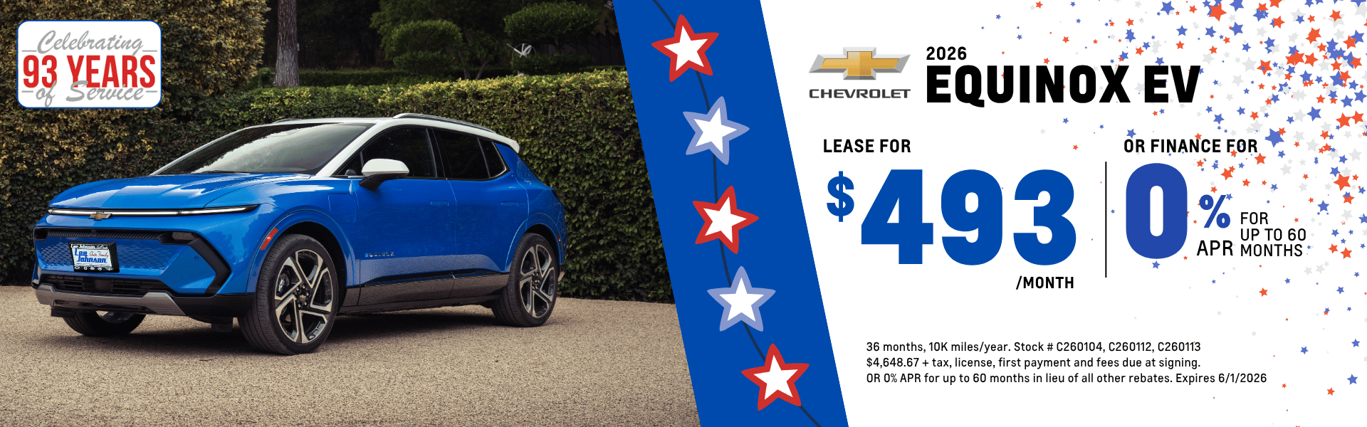 Equinox EV Lease and APR
