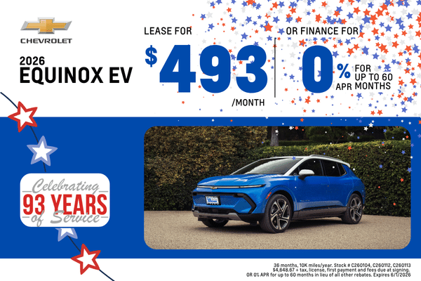 Equinox EV Lease and APR