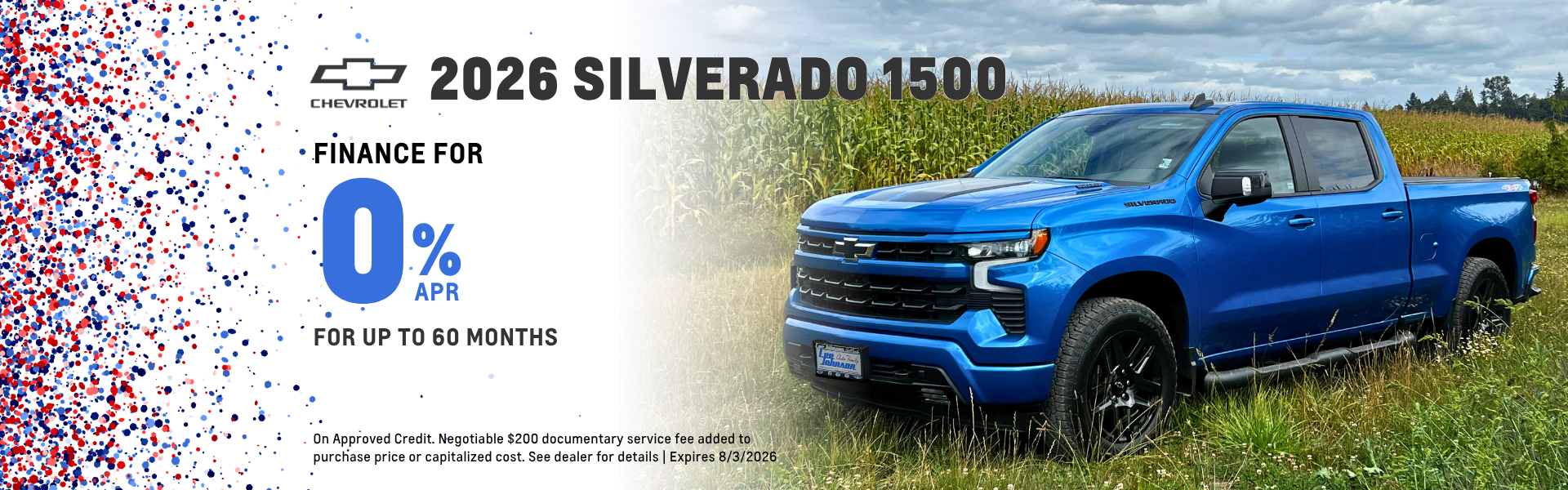 Silverado 1500 July Offer